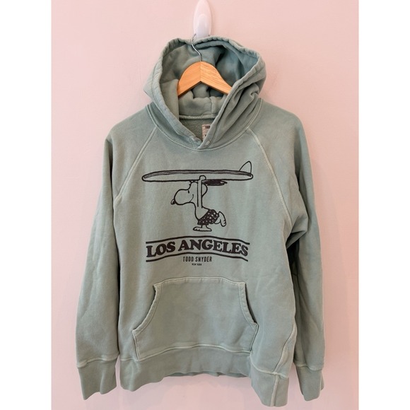 Peanuts Other - Todd Snyder x Peanuts Los Angeles Snoopy Hoodie Green Large